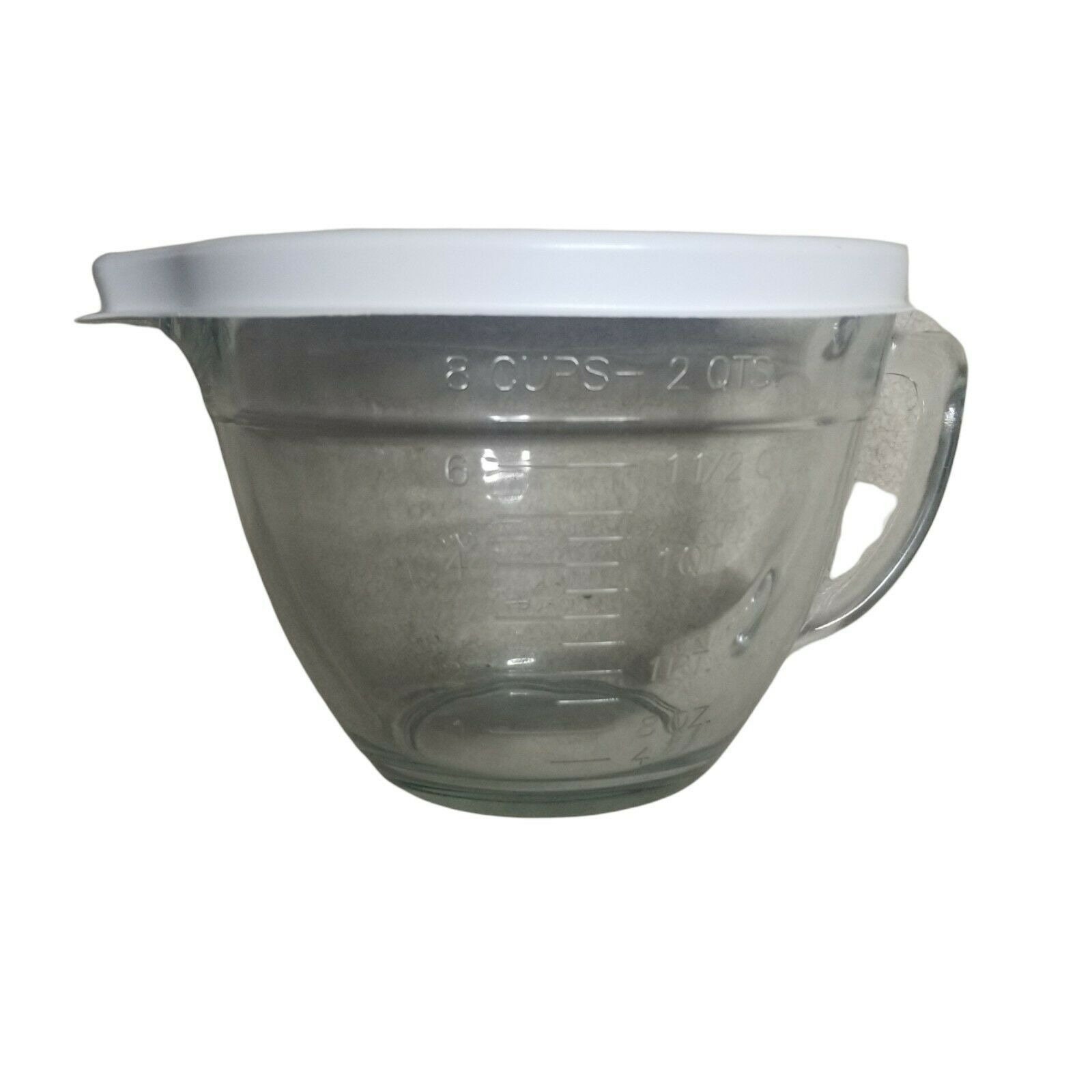 Pampered Chef Glass Batter Bowl/ 8cup Measuring Cup 