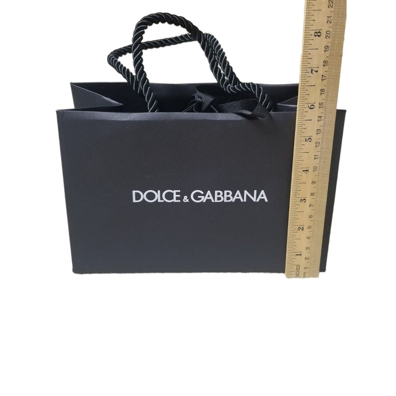 NEW Dolce & Gabbana Paper Gift Bag 8.5 x 5.5 x 4.5 Authentic Never used image 5