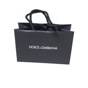 NEW Dolce & Gabbana Paper Gift Bag 8.5 x 5.5 x 4.5 Authentic Never used image 8