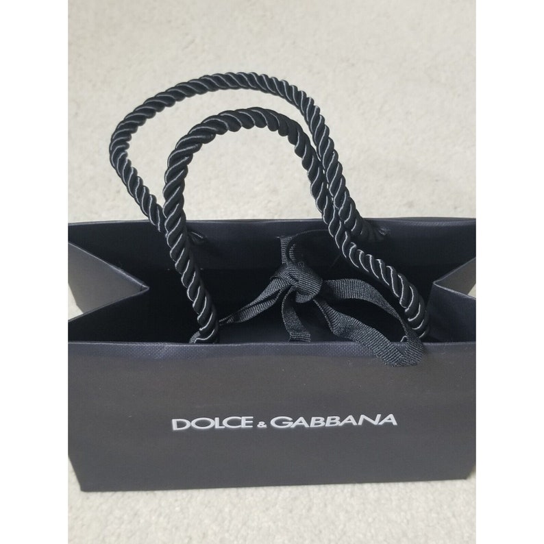 NEW Dolce & Gabbana Paper Gift Bag 8.5 x 5.5 x 4.5 Authentic Never used image 7