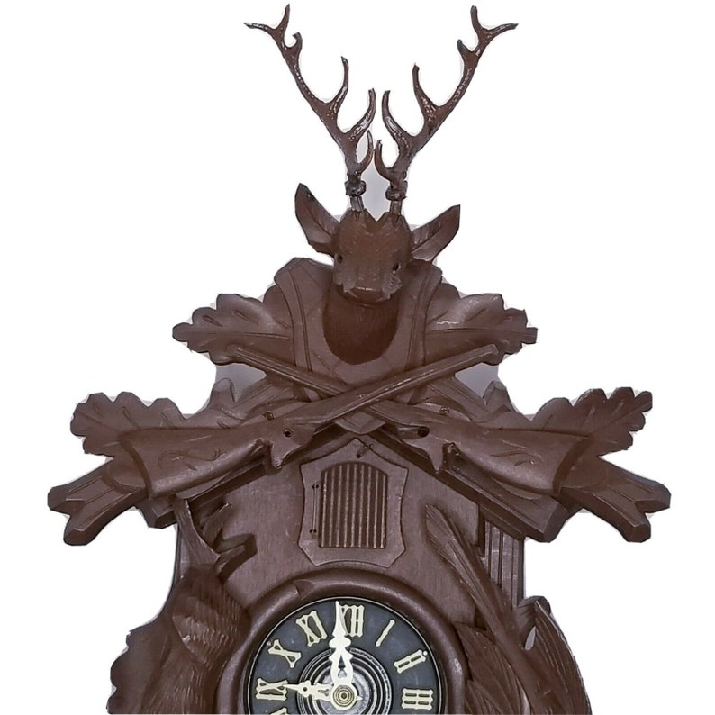 Vintage German Black Forest Cuckoo Clock E. Schmeckenbecher Etsy