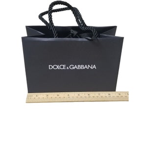 NEW Dolce & Gabbana Paper Gift Bag 8.5 x 5.5 x 4.5 Authentic Never used image 4