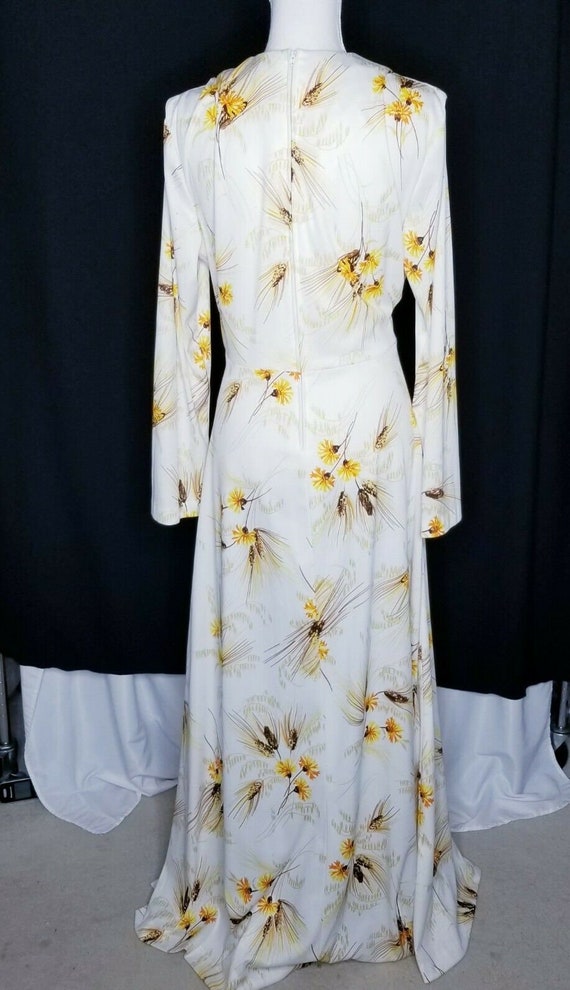 Vintage Maxi Dress Fun Boho Flower Child Hippie D… - image 10