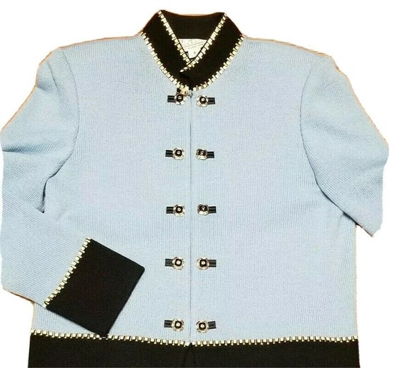 New St John Collection Knit Suit Sz 4 Jacket Sz 8… - image 1