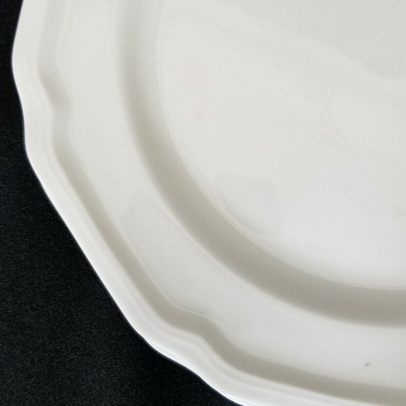 Lot of 2 Mikasa Ultima Plus HK 400 Antique White Salad Dessert Etsy