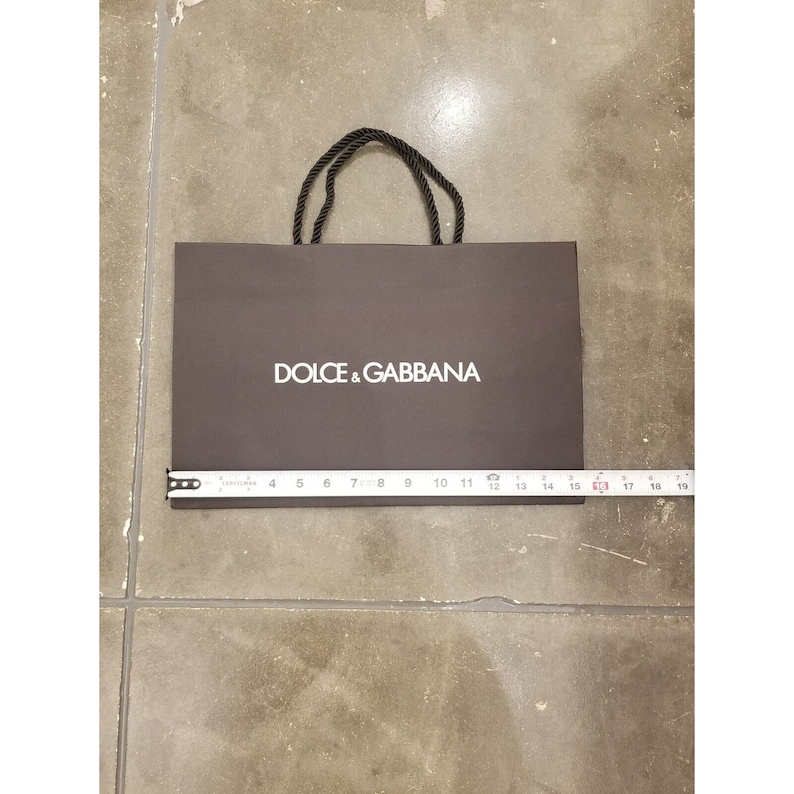NEW Dolce & Gabbana Paper Gift Bag 15.5 X 10 X 5.5 Authentic Never used image 8