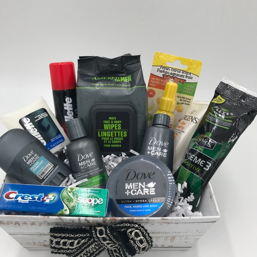 Men's Toiletry Gift Basket Men's Gift Basket Etsy