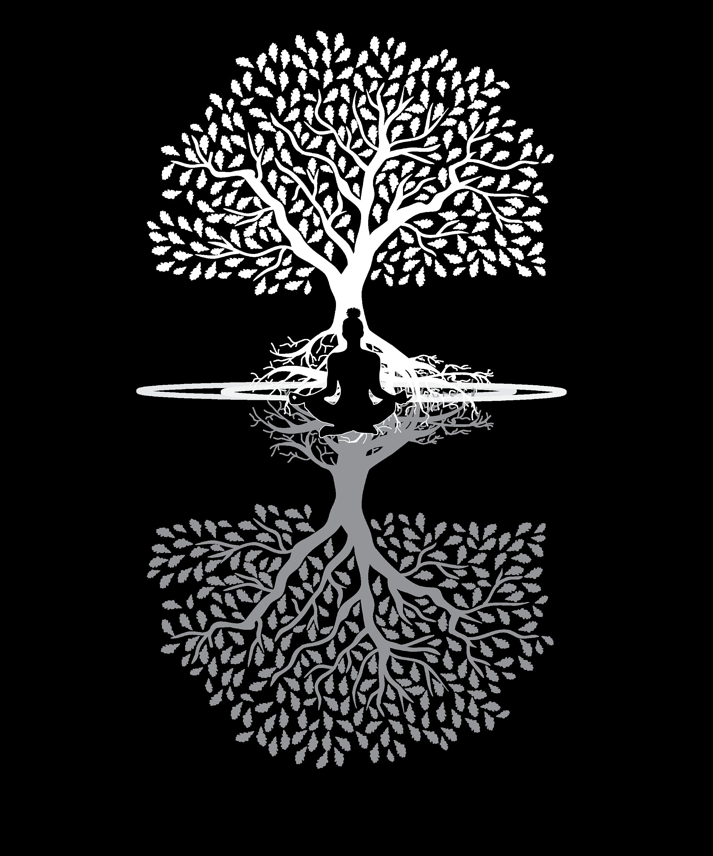 Yoga Girl Tree of Life Meditation Etsy