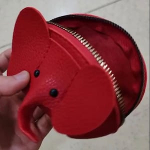 Red Elephant Coin Purse
