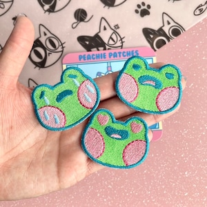 Pepe Frog Sad Frog Iron On Patch Frog Meme Patch Badge Iron On - Foto 8