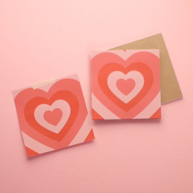Heart Sticky Notes / Pastel Post It Notes / Memo Pads of 100 Pages