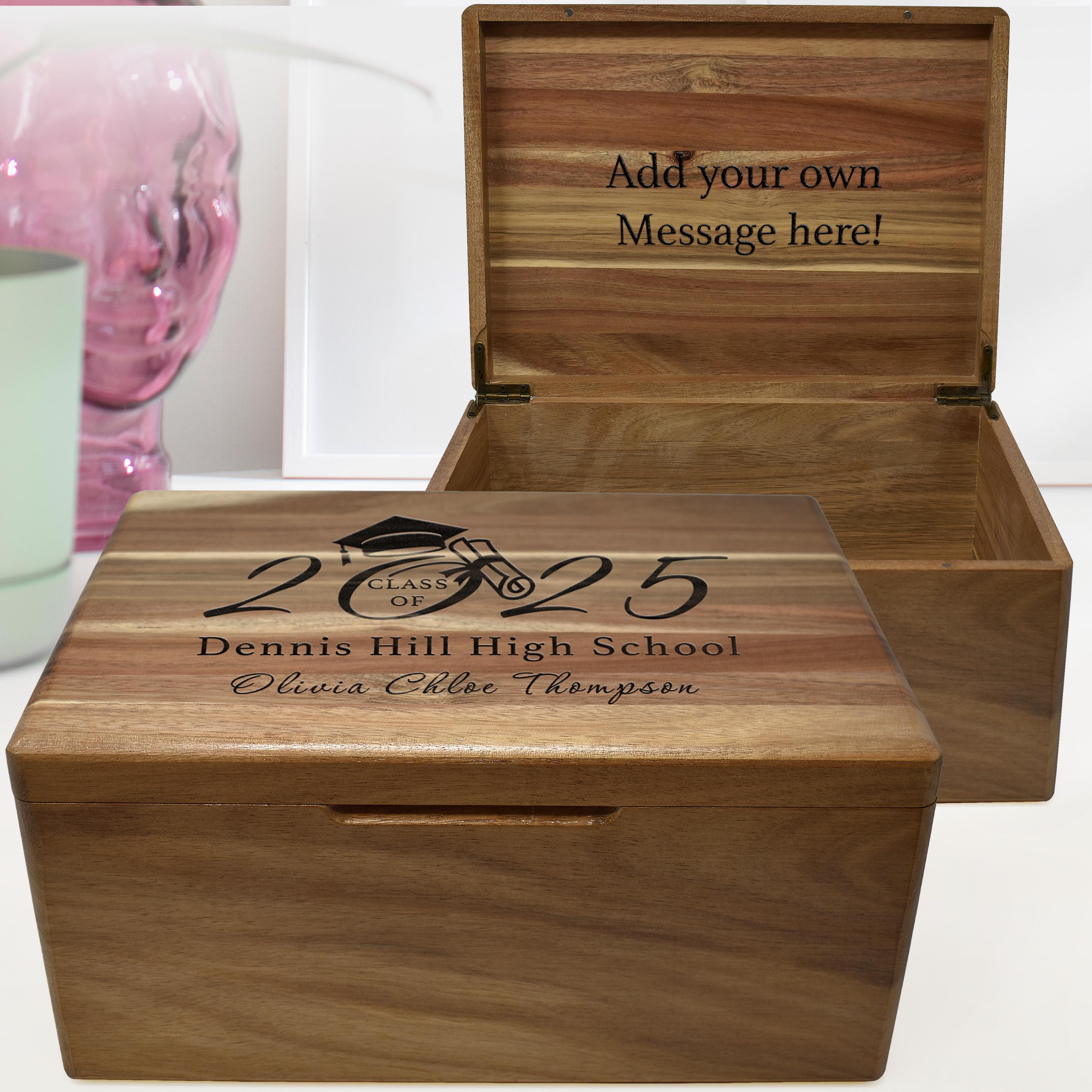 Grad Boxes Graduation Boxes 2026, Memory Box, Cap & Gown Storage Gift for Graduate ...