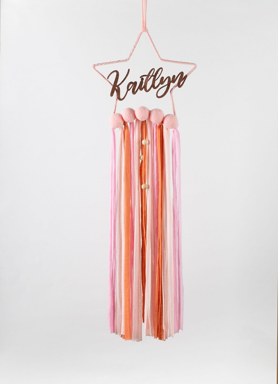 Star Shape Dream Catcher Wall Hanging Decor for Girl CUSTOM Etsy