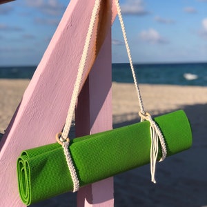 Macrame Yoga mat strap Hand Made| DIFFERENT COLORS AVAILABLE