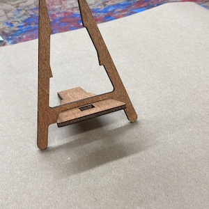 Easel Plate Stand Laser Cut File - Laser Cut Svg Files For Wood And Acrylic Laser Cutting - Picture Display - Painting Stand Vector File