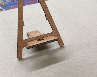 Easel Plate Stand Laser Cut File - Laser Cut Svg Files For Wood And Acrylic Laser Cutting - Picture Display - Painting Stand Vector File