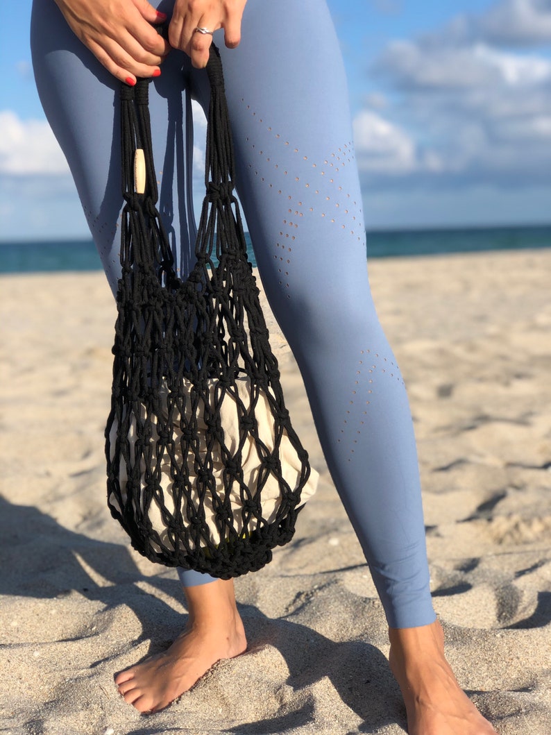 Macrame Hand Made Bag for Women Valentines day gift for her Beach Boho Gift Crochet Tote Unique Gift for Her