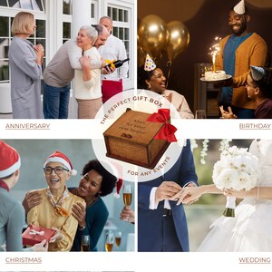 Unique gift box for any occasion such as birthdays, anniversaries, weddings or Christmas