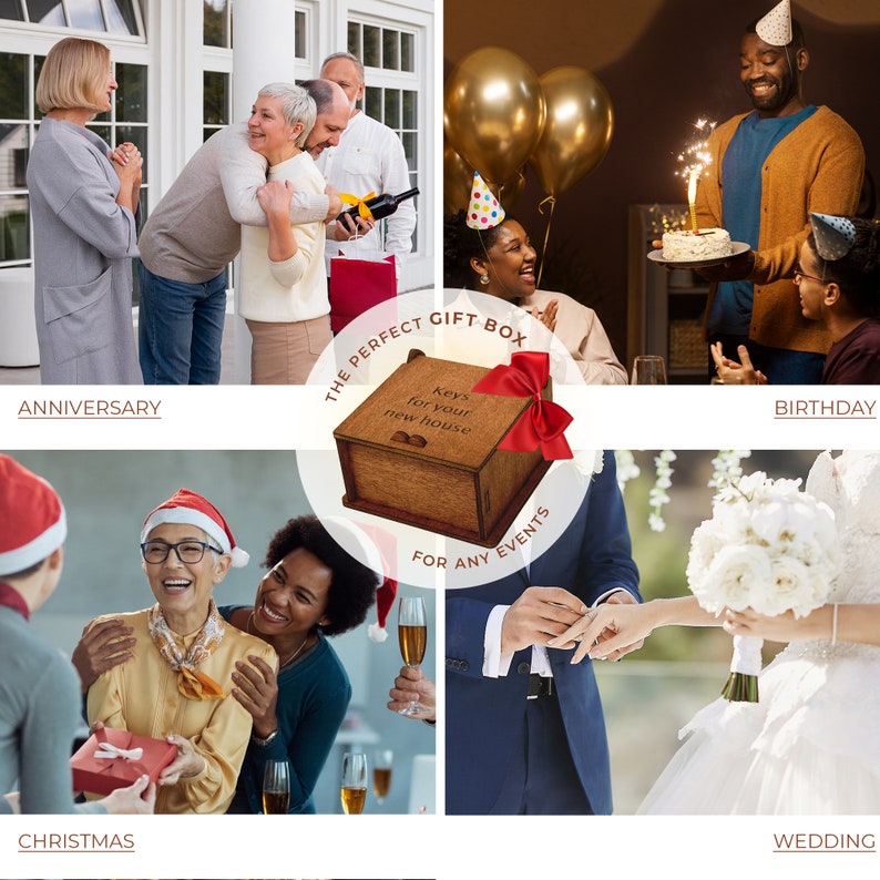 Unique gift box for any occasion such as birthdays, anniversaries, weddings or Christmas