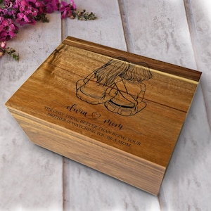Mother's Day Gifts for Daughter - The Only Thing Better Than Being Your Mother is Watching You Be a Mom, Personalized Keepsake Box Memories