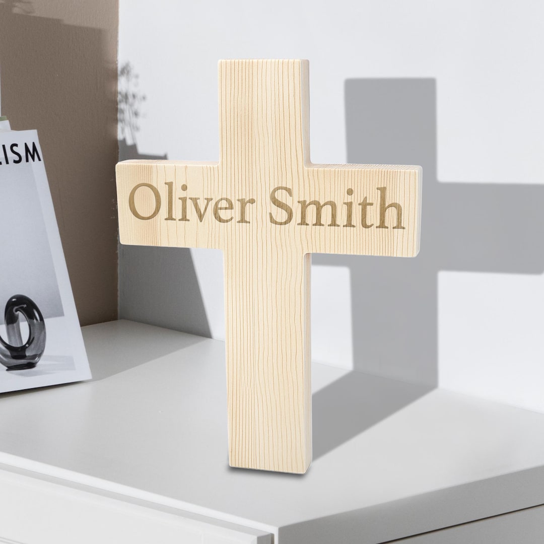 Custom Cross With Name, Large Wooden Cross, Personalized Bible Verse ...