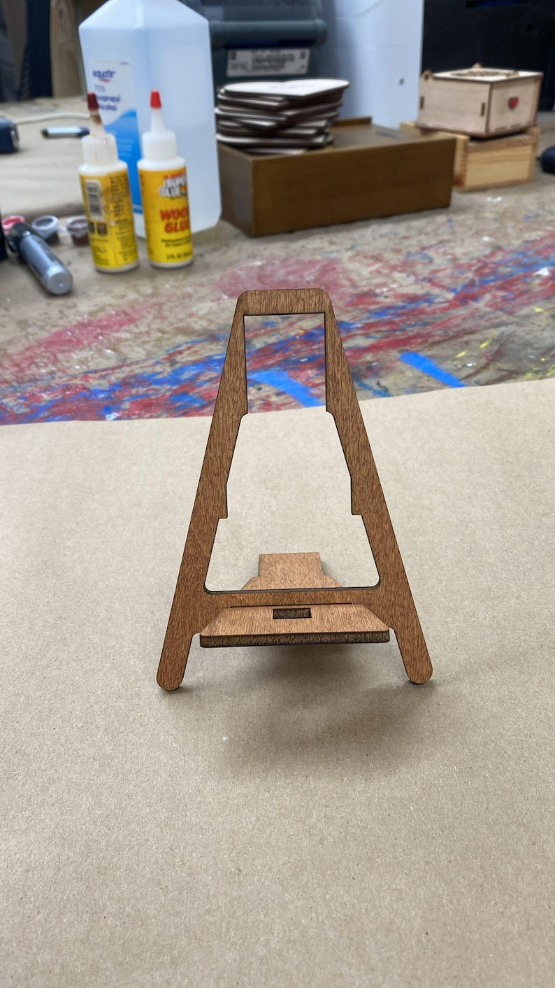 Easel Plate Stand Laser Cut File - Laser Cut Svg Files for Wood and ...