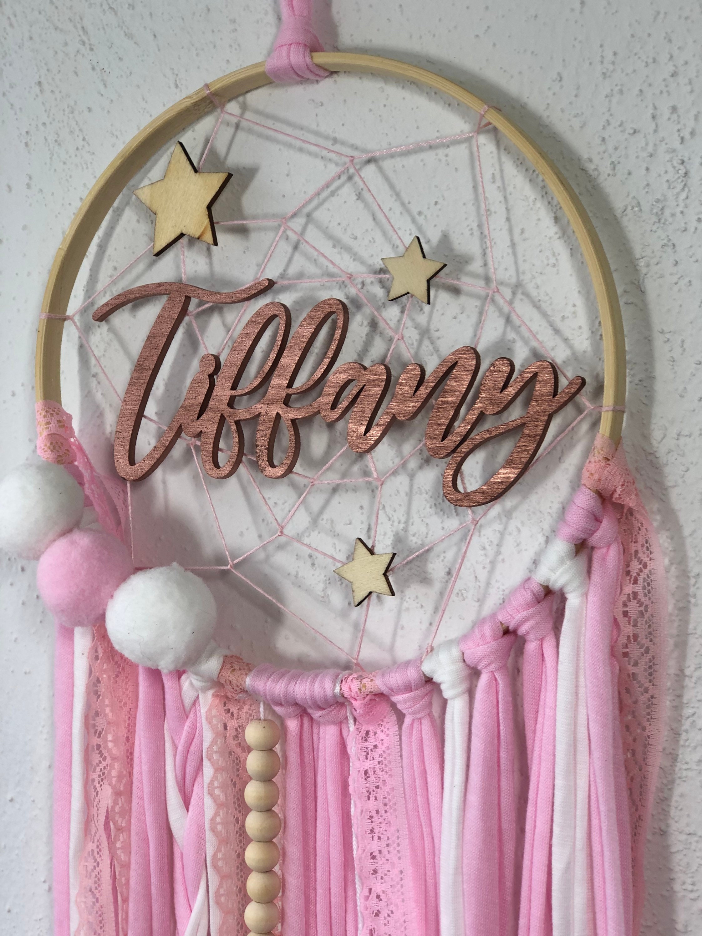 Beautiful Pink Lace Ribbon Dream Catcher – Project Yourself