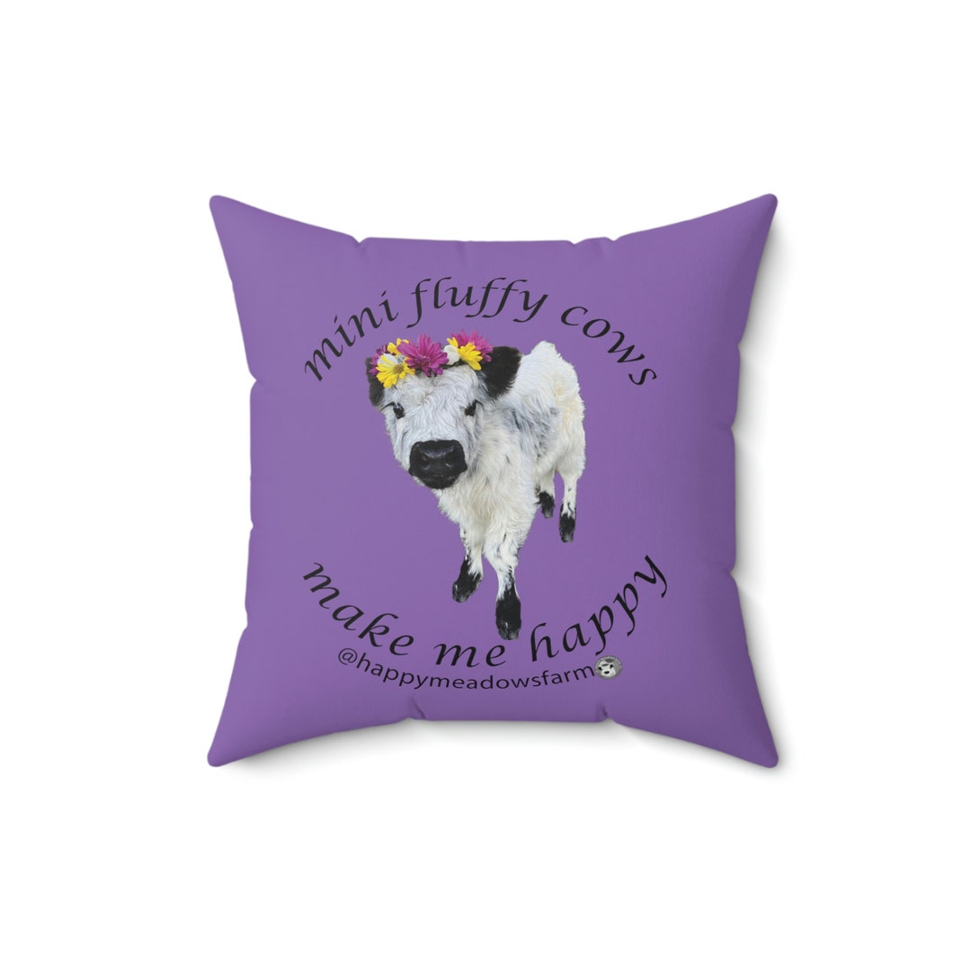 Square Pillow Happy Meadows Farm Etsy