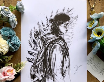 Impresión de arte Ellie LastofUs