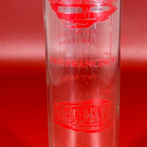 Vintage worlds tallest shot glass San Francisco