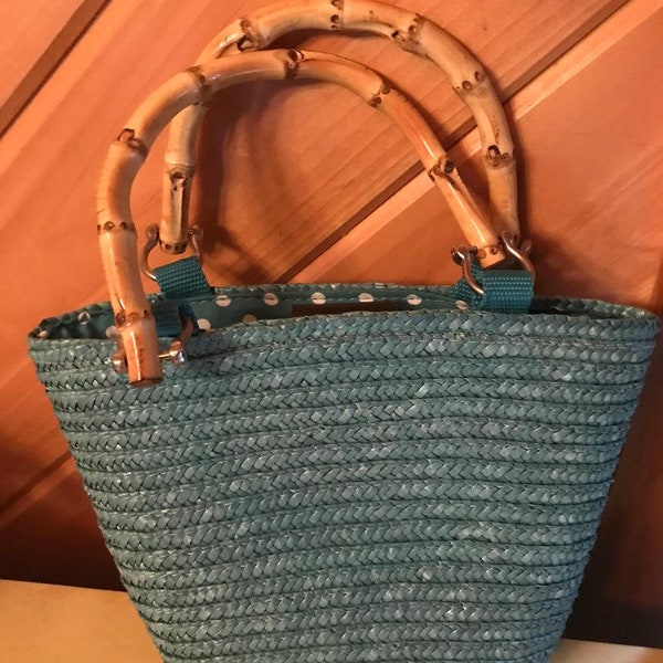 Woven Straw Purse Etsy