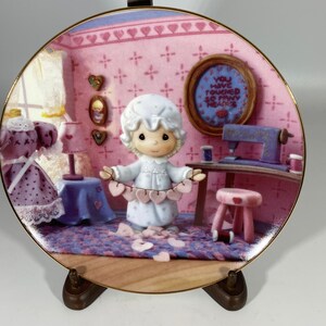 Vintage precious moments collectible plate ( you have touched so many hearts