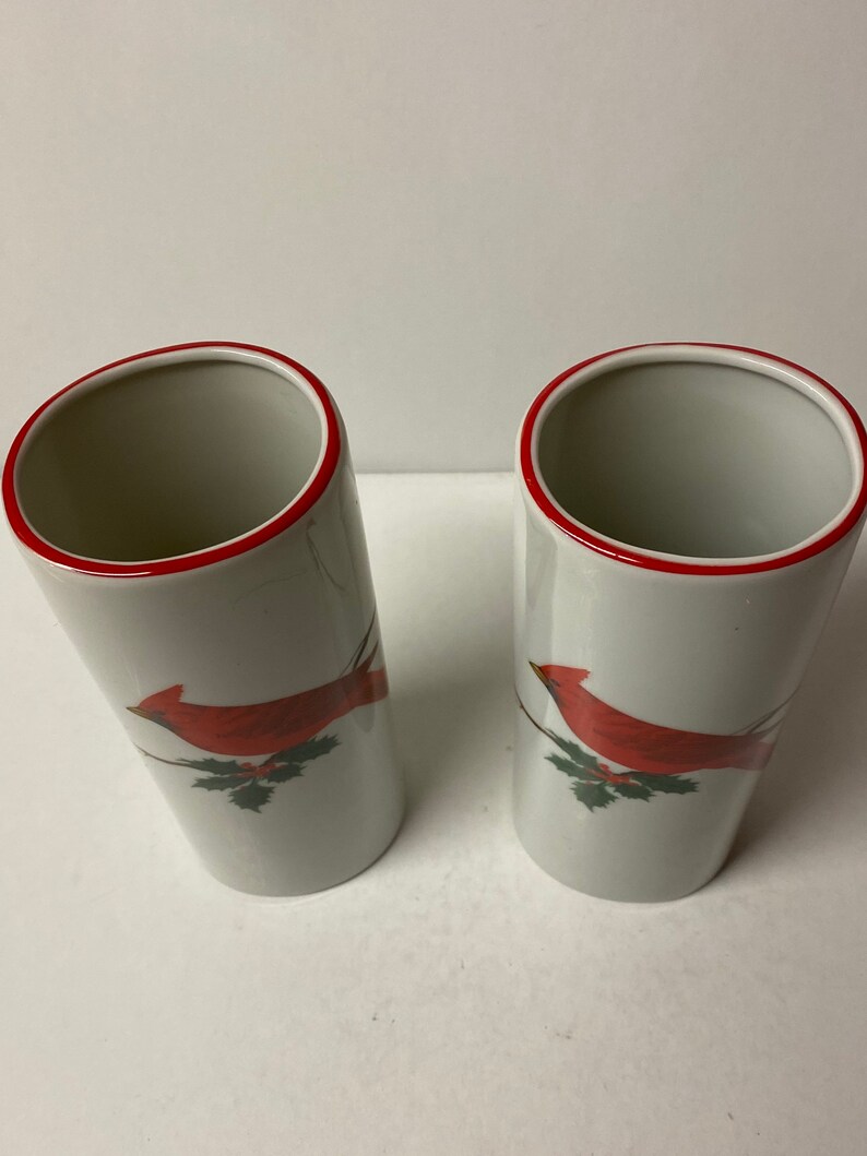 Vintage Gibson greetings Otigiri cylindrical vases