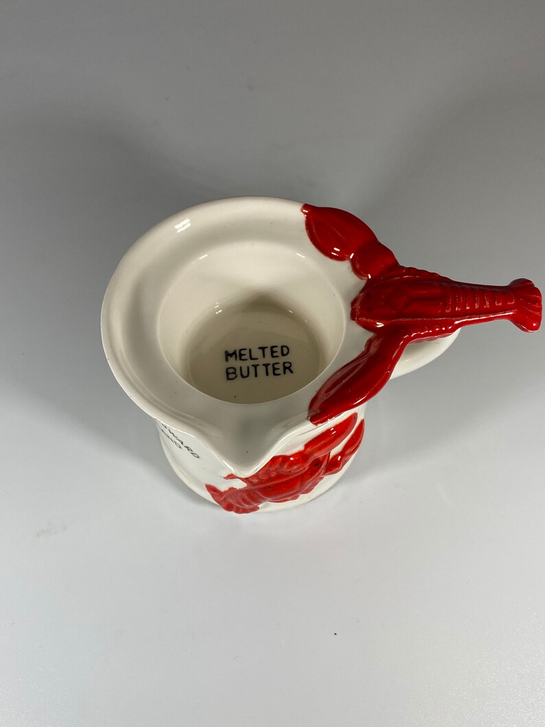 Vintage Ceramic Lobster Butter Warmer Etsy