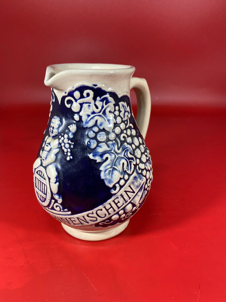 Vintage German Wine Jug/pitcher Etsy