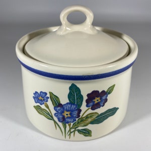 Vintage studio nova violet splendor sugar bowl with lid