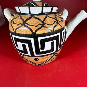 Vintage southwest style pottery teapot