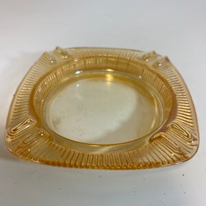 Vintage carnival glass ashtray