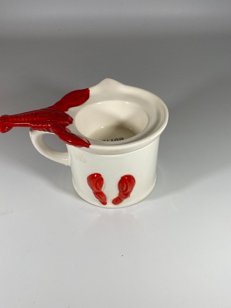 Vintage Ceramic Lobster Butter Warmer Etsy