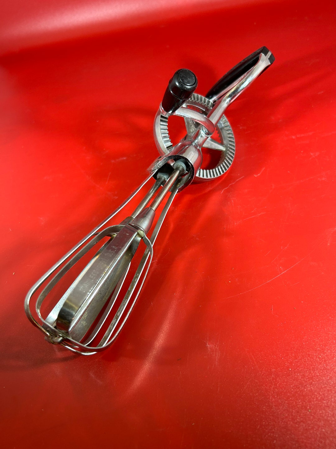 Vintage Ekco 1950s Hand Mixer Etsy