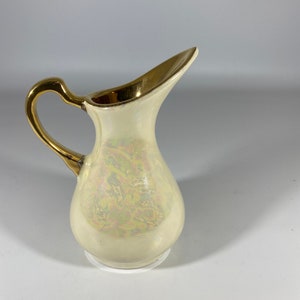 Vintage pearl china co. Miniature iridescent lusterware pitcher