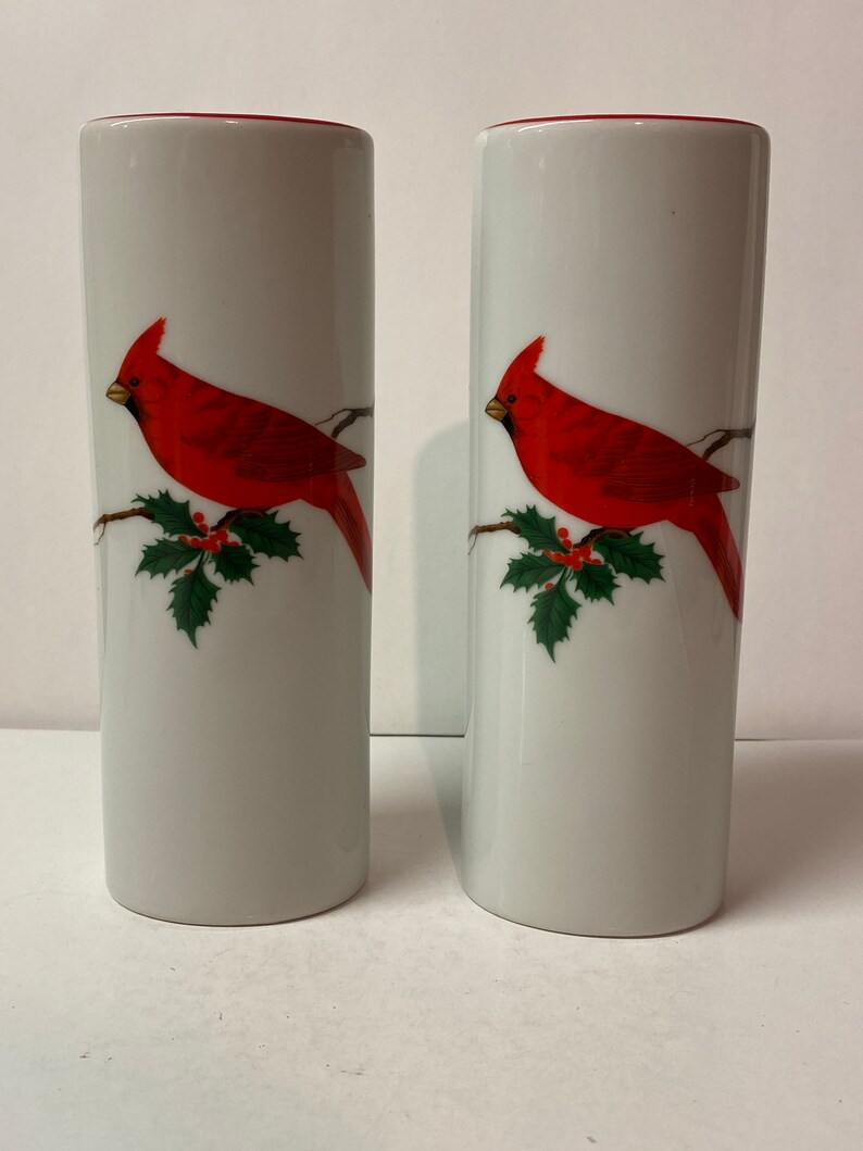 Vintage Gibson greetings Otigiri cylindrical vases