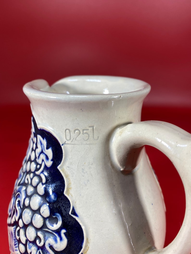 Vintage German Wine Jug/pitcher Etsy