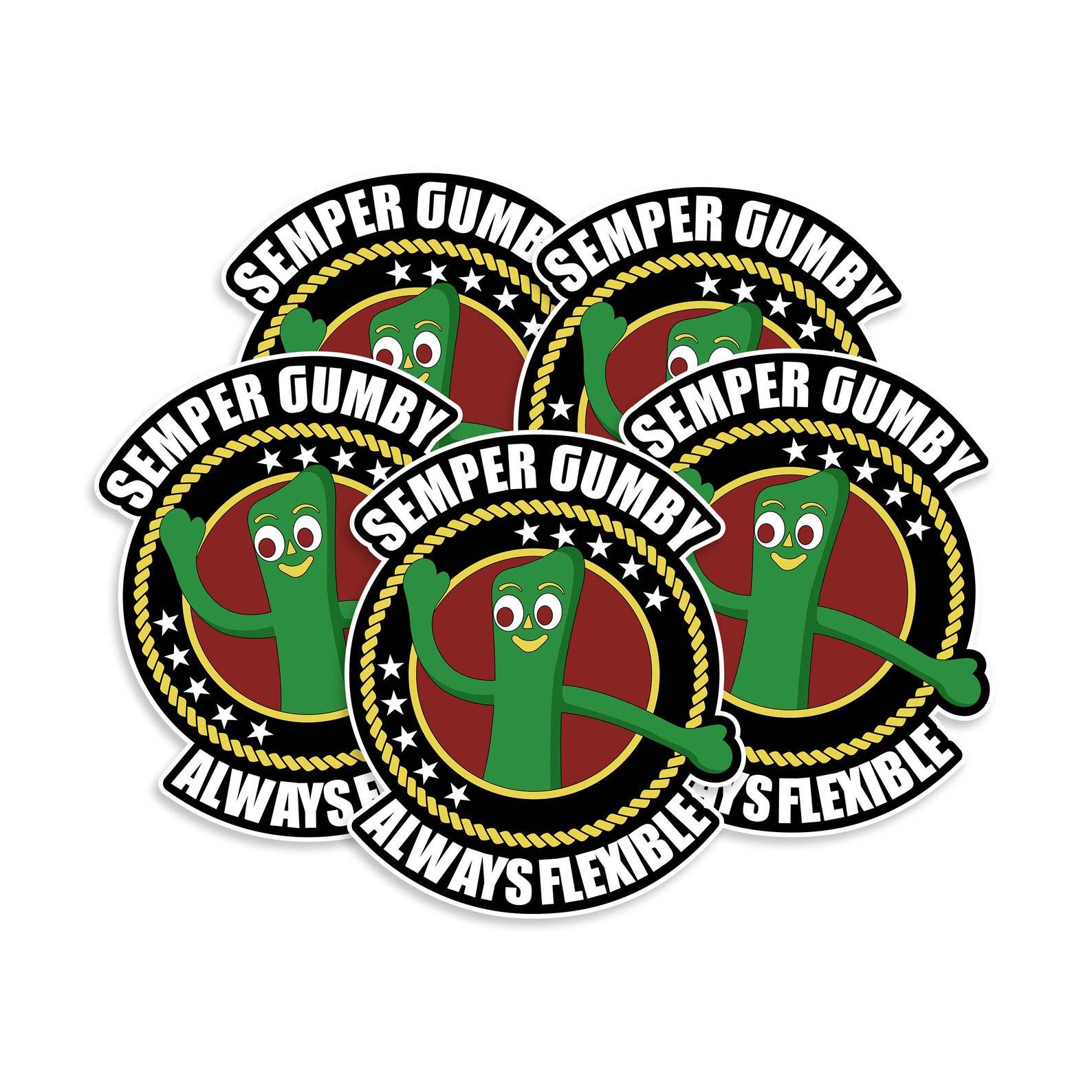 Semper Gumby Always Flexible Marine Scrapbooking Vinyl Sticker Etsy