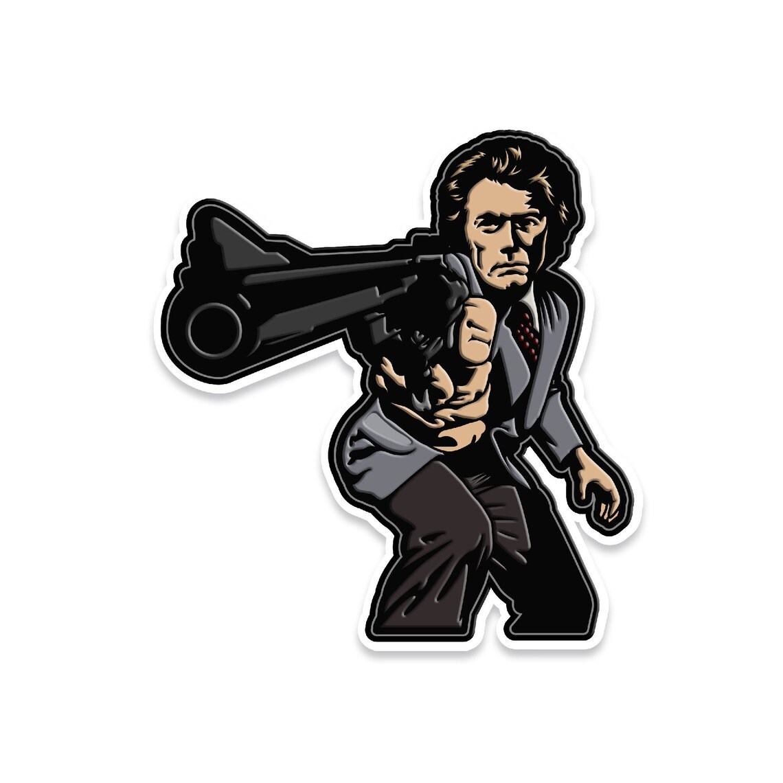 Dirty harry make my day clint eastwood vinyl sticker multi etsy