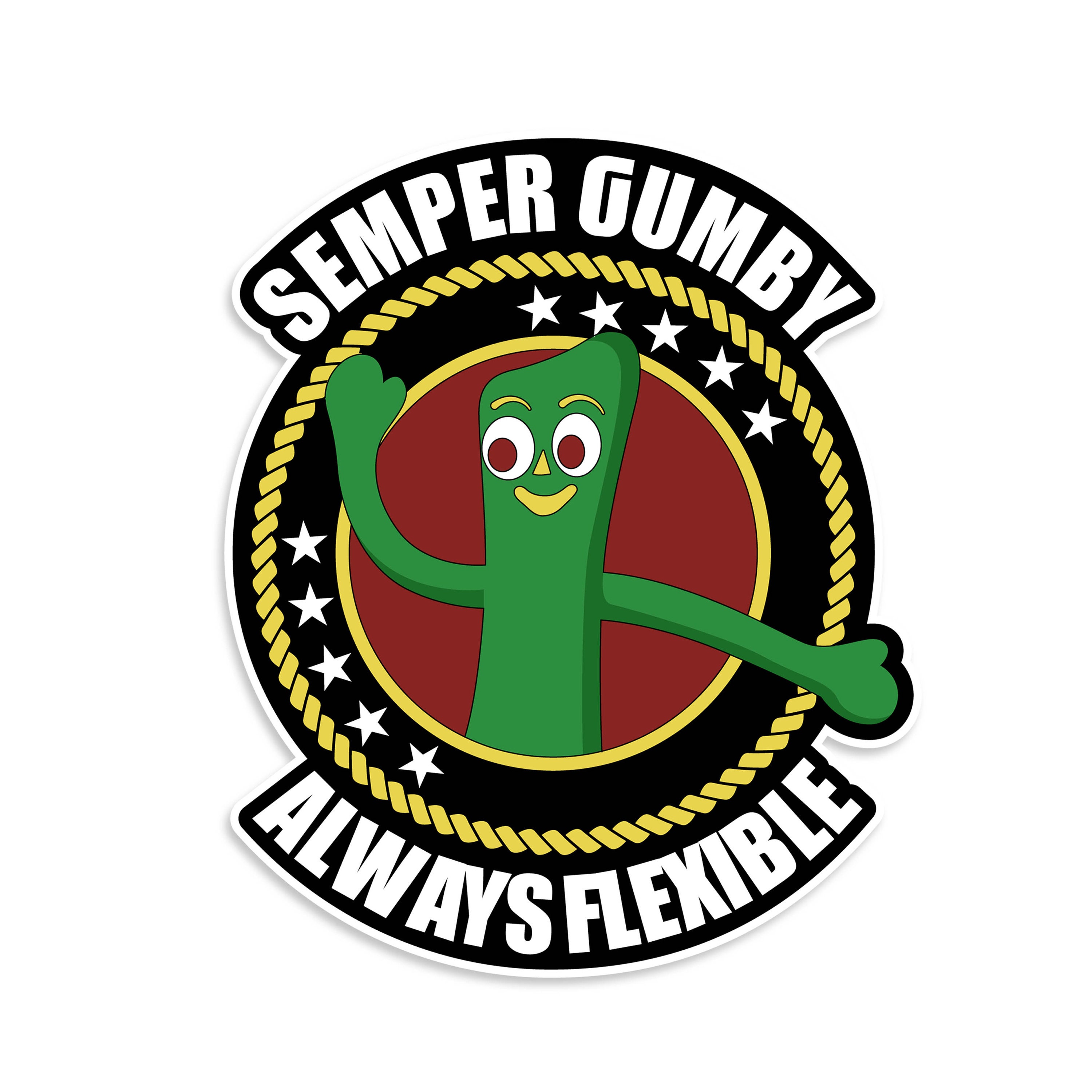 Semper Gumby Always Flexible Marine Scrapbooking Vinyl Sticker Etsy