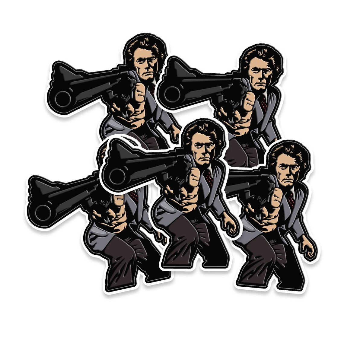 Dirty harry make my day clint eastwood vinyl sticker multi etsy