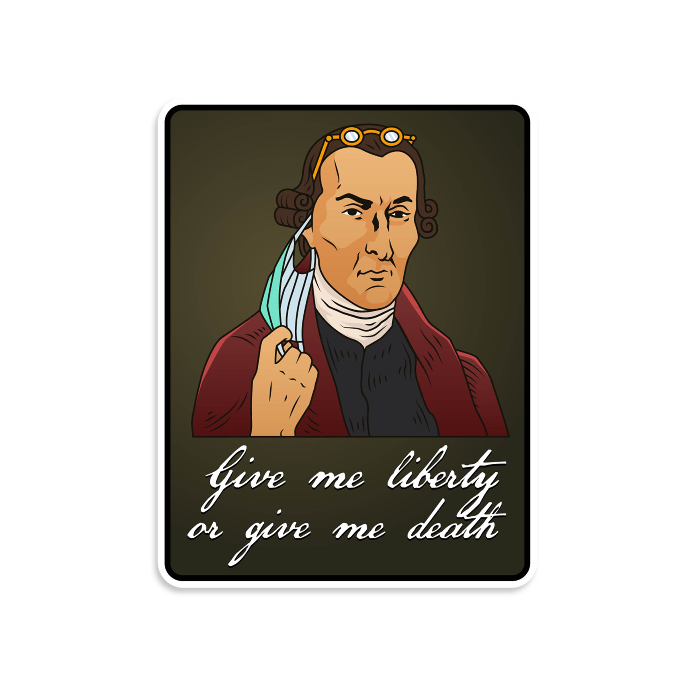 patrick-henry-give-me-liberty-or-give-me-death-vinyl-decal-etsy