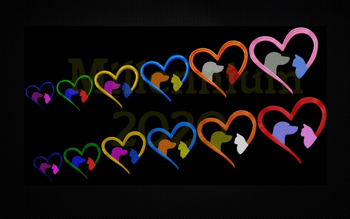 Paw heart jessecmault design dog jessecmault cat jessecmault  etsy