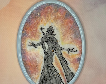 Bordado de inspiración arcana